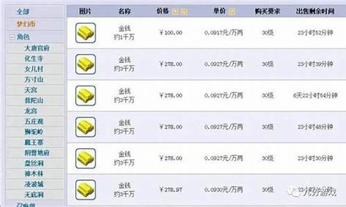 梦幻西游金价越贵人越多吗_梦幻西游金价高还不卡